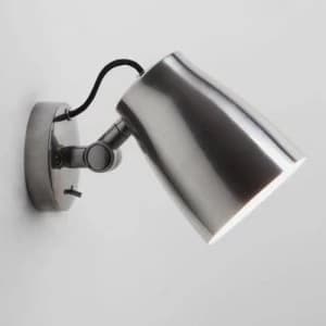 1 Light Indoor Wall Light Polished Aluminium, E27