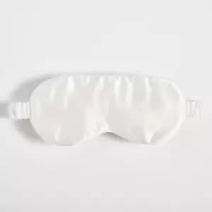 in home 100% Silk Eye Mask - White
