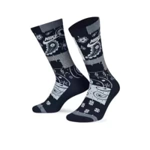 nike U NBB EVERYDAY ESSENTIAL CREW SOCKS 1 PAIR, ALUMINUM/OBSIDIAN/Pale IVORY