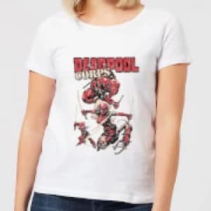 Marvel Deadpool Family Corps Womens T-Shirt - White - 3XL