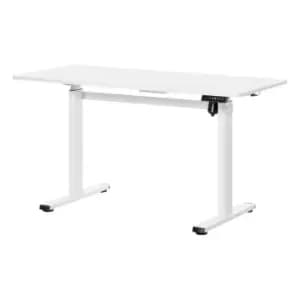 Vinsetto Electric Height Adjustable Sit/Stand Desk with Large Desktop for Home Office - White