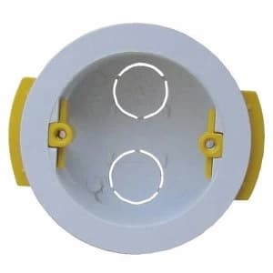 ESR 35mm Round Circular Lining Plasterboard Wall Mounting Back Box