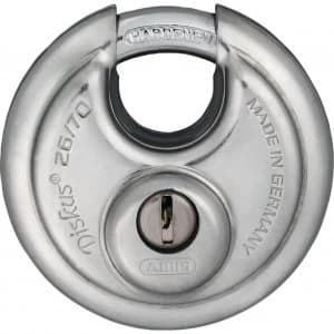 Abus 26 Series Diskus Stainless Steel Bodied Padlock 70mm Standard