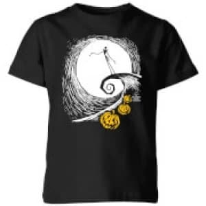 The Nightmare Before Christmas Jack Skellington Pumpkin King Kids T-Shirt - Black - 7-8 Years