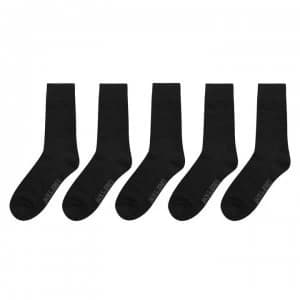 Jack and Jones Jens 5 Pack Socks - Black