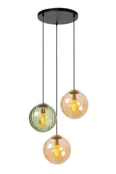 Monsaraz Retro Pendant light - Ø35cm - 3xE27 - Green