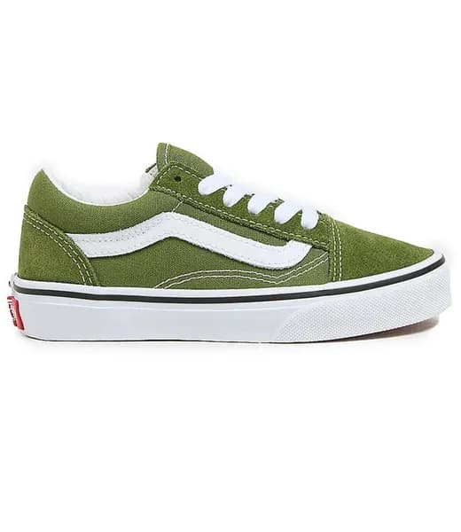 Vans dark green old skool Boys Junior trainers Dark Green UK 13 (EU 31)