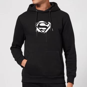 Justice League Graffiti Superman Hoodie - Black - S