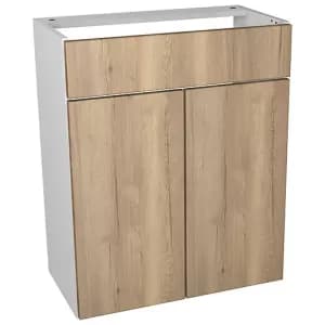 Wickes Vienna Oak Fitted Base Unit - 600 mm