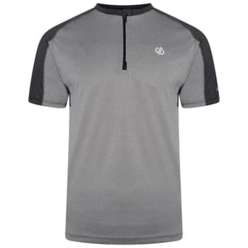 Dare 2b Aces II Half Zip T-Shirt - Ash/Ebony