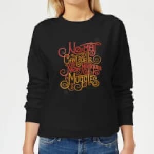 Fantastic Beasts No-Maj Womens Sweatshirt - Black