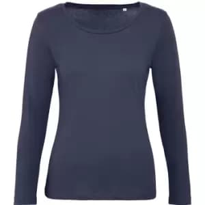 B&C Womens/Ladies Inspire Long Sleeve Tee (XS) (Urban Navy)