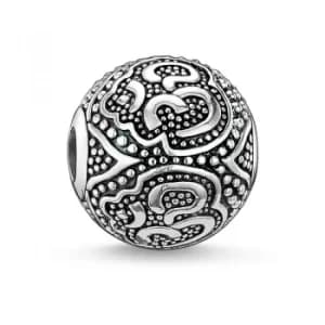 Ladies Thomas Sabo Sterling Silver Karma Beads Om Bead