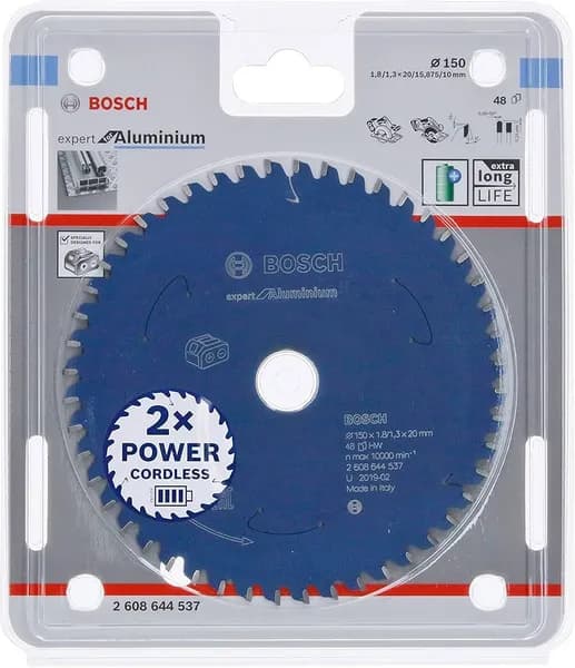 Bosch Expert Cordless Circular Saw Blade for Aluminium 2608644537 Diameter: 150mm