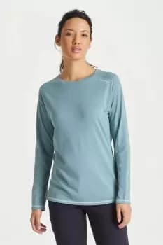 Cotton-Blend 'Dynamic' Long Sleeve T-Shirt