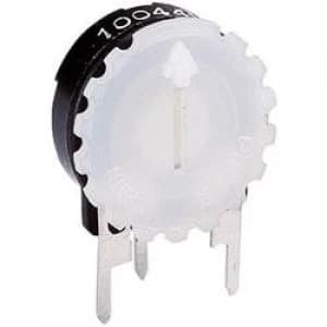 Knurled head button Black Piher 5371 SW