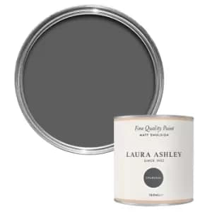 Laura Ashley Charcoal Matt Emulsion Paint, 100ml Tester Pot