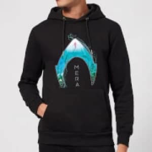 Aquaman Mera Logo Hoodie - Black
