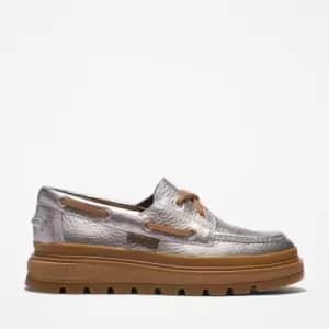 Timberland Greenstride Ray City Boat Shoe For Her In Silver Silver, Size 3.5