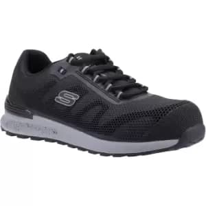 Skechers Mens Bulklin Bragoo Safety Trainers (6 UK) (Black)