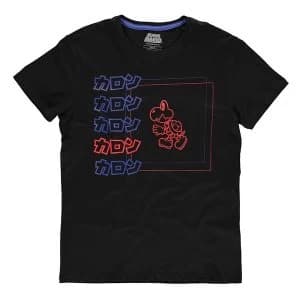 Nintendo - Neon Japanese Dry Bones Mens Large T-Shirt - Black