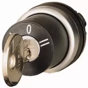 Eaton M22-WRS3 Key switch Front ring (PVC) Key Black
