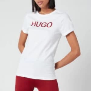 Hugo Boss Logo Slim T-Shirt White Size XL Women