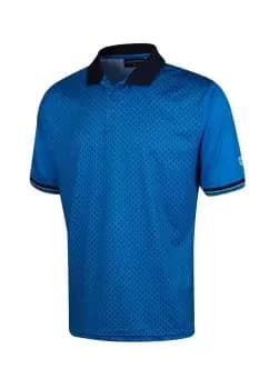 Diamond Print Golf Polo Shirt