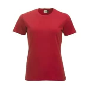 Clique Womens/Ladies New Classic T-Shirt (S) (Red)
