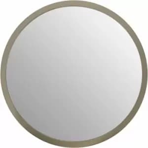 Wall Mirror Bathroom / Bedroom / Hallway Wall Mounted Small Silver Mirrors / Round Minimalistic Mirrors For Living Room 4 x 34 x 34 - Premier