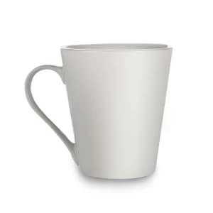 Porcelain White Coffee Mugs - Set of 12 M&W