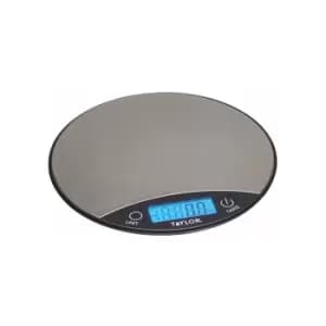 Black & Silver 5kg Digital Dual Kitchen Scale - Taylor Pro