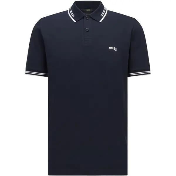 Boss Paul Pique Polo Shirt - Blue XL