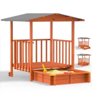 Sand Pit with Canopy & Veranda UV-Protection 50+