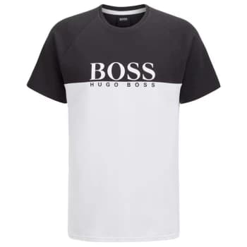 Boss Jacquard T Shirt - Black
