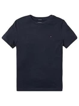 Tommy Hilfiger Boys Essential Flag T-Shirt - Navy, Size 12 Years