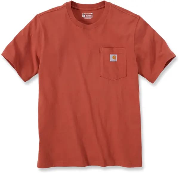 Carhartt Relaxed Fit Heavyweight K87 Pocket T-Shirt, brown, Size 2XL