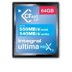 Integral 64GB ULTIMAPRO X2 CFAST 2.0