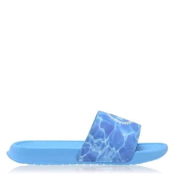 Hype Water Look Sliders Mens - Blue