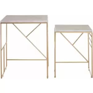 Avantis Set of 2 Square Side Tables - Premier Housewares