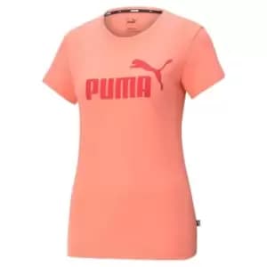 Puma Big Logo T-Shirt Ladies - Pink