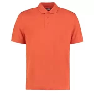 Kustom Kit Mens Klassic Superwash Short Sleeve Polo Shirt (2XL) (Burnt Orange)
