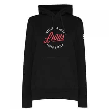 Canterbury British and Irish Lions Graphic Hoodie Ladies - Black/Red