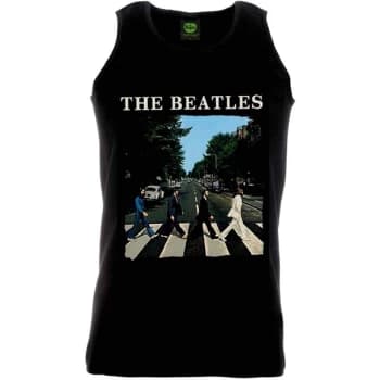 The Beatles - Abbey Road Unisex Medium Sleeveless T-Shirt - Black
