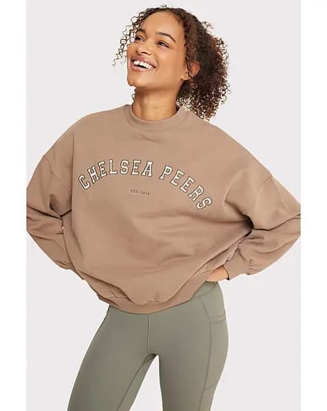 Chelsea Peers Chelsea Peers Branded Sweatshirt Brown Female 10 QV45901