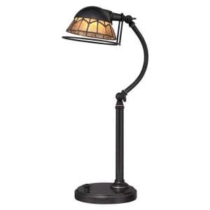 LED 7 Light Desk Lamp Imperial Bronze