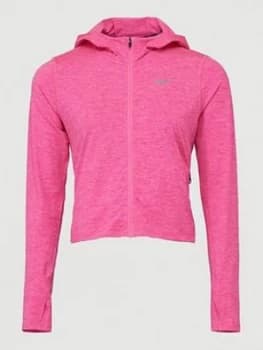 Nike Running Long Sleeve Element Zip Top - Hyper Pink