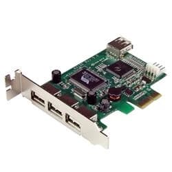 4 Port PCI Express Low Profile High Speed USB Card