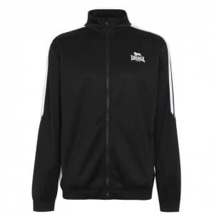 Lonsdale Two Stripe Tracksuit Top Mens - Black