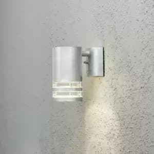 Konstsmide Modena Outdoor Modern Twin Ring Single Wall Light Galvanized Steel, Transparent, IP44